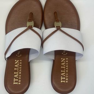 NWOT never been worn woman size 7, Italian Shoemaker sandal.
